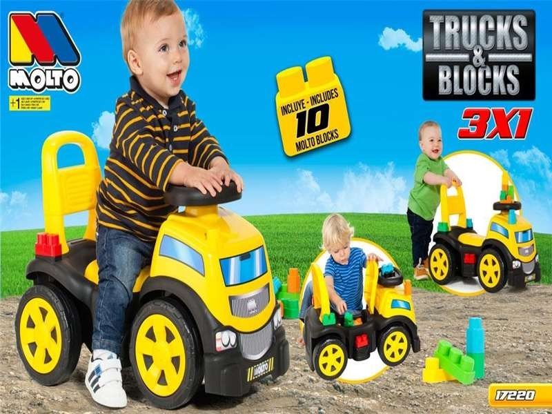 Moltó Correpasillos Camión con 10 Blocks (17220)