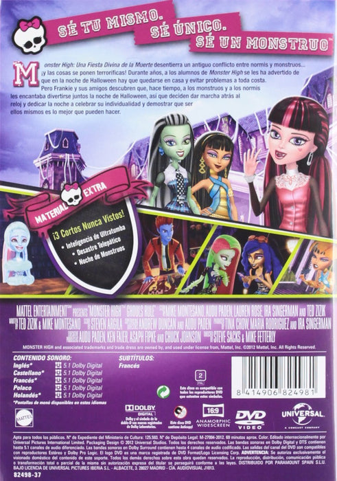 Monster High: Una Fiesta Divina De La Muerte [DVD]
