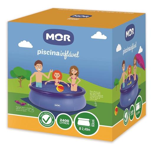 Mor Piscina Inflable 2400L 240x63cm (001053)