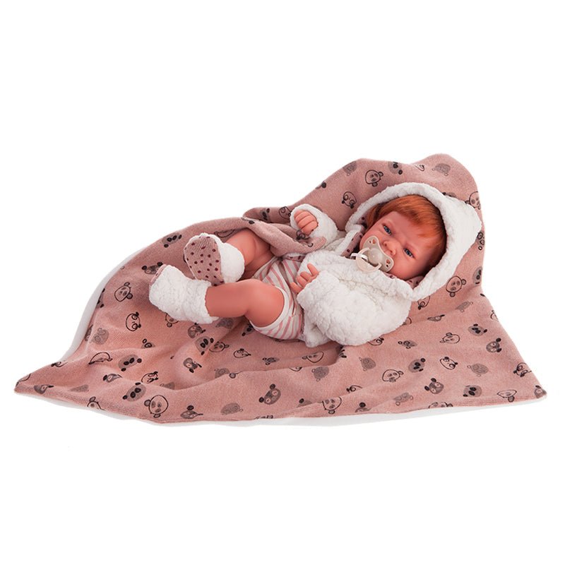 Muñecas Antonio Juan Recien Nacida Lea Manta Panda (50154)