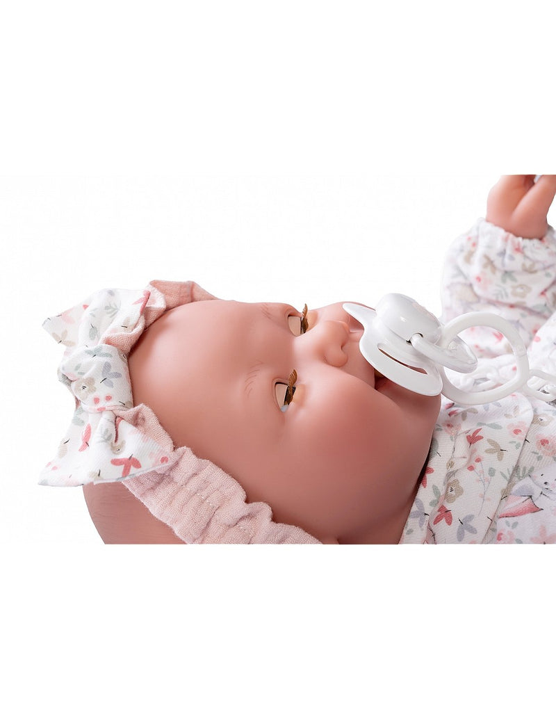 Muñecas Antonio Juan - Recién Nacida Mia hace Pipí con mochila para ti (50266)