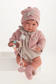 Muñecas Antonio Juan - Recién Nacida Pipa Chaqueta Rosa (33006)