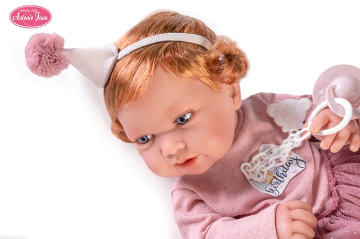 Muñecas Antonio Juan Recien Nacida Pipa Feliz Cumpleaños (50272)