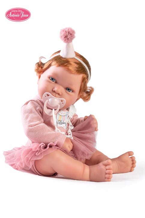 Muñecas Antonio Juan Recien Nacida Pipa Feliz Cumpleaños (50272)