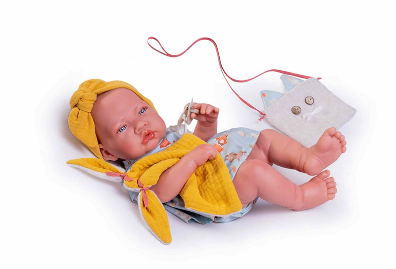 Muñecas Antonio Juan - Recien nacida Primavera con bolsito para ti (50396)