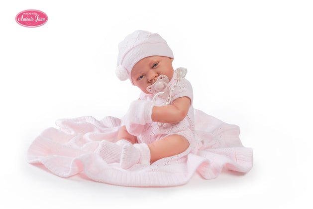 Muñecas Antonio Juan Recien Nacida Toquilla de punto (50064)