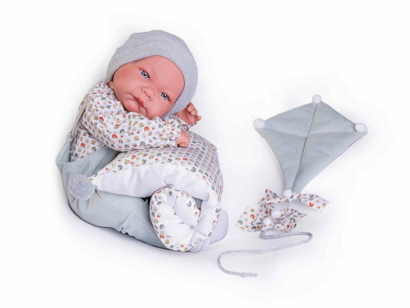 Muñecas Antonio Juan - Recien nacido Nico con cometa y cojín (50394)