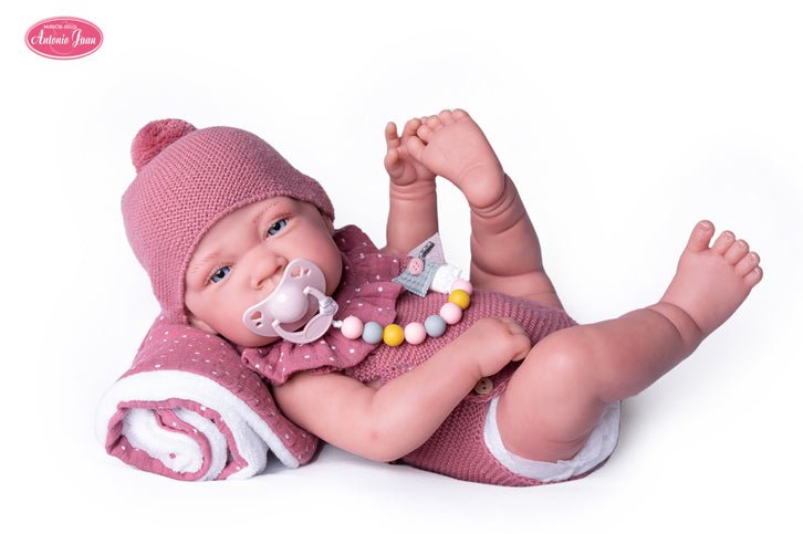 Muñecas Antonio Juan Sweet Reborn Nacida parejita con cuerpo de vinilo (80220)