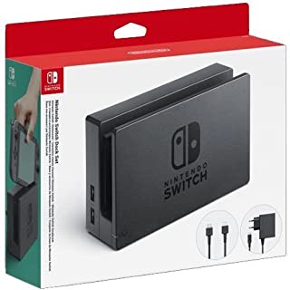 Nintendo - Dock Set Con Base Switch, Adaptador De Corriente Y Cable HDMI (Nintendo Switch)