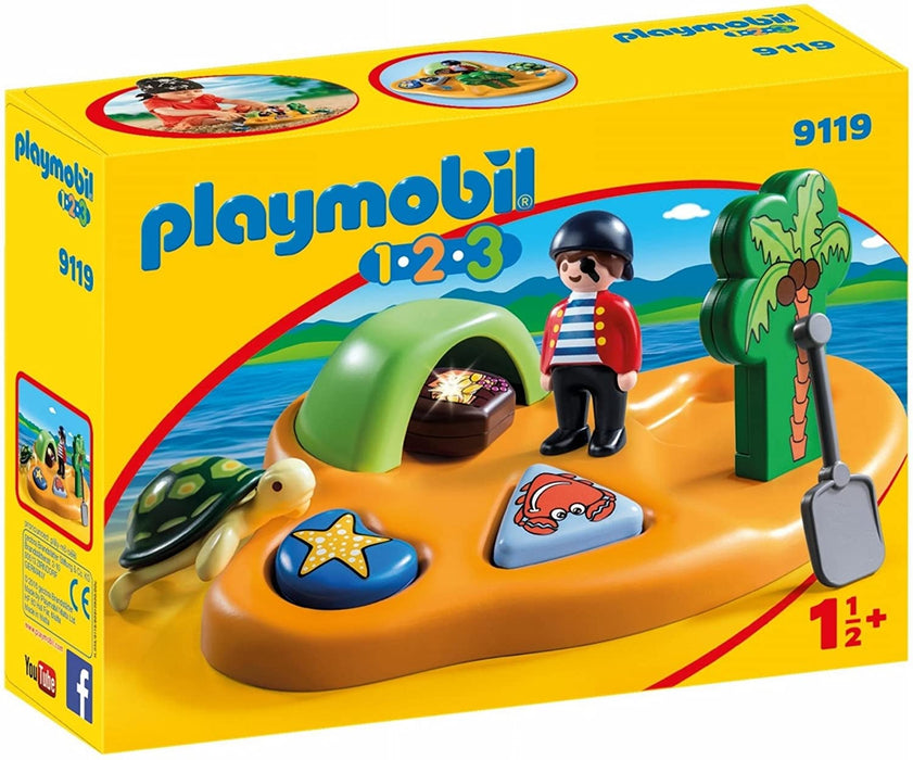 playmobil 1.2.3 ISLA PIRATA Playmobil