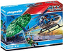 Playmobil Helicóptero de Policía Persecución en Paracaídas (70569)
