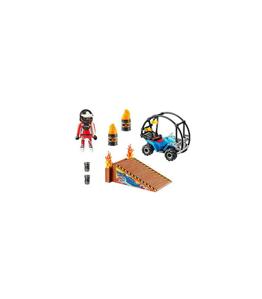 Playmobil Starter Pack Stuntshow Quad con rampa de fuego (70820)