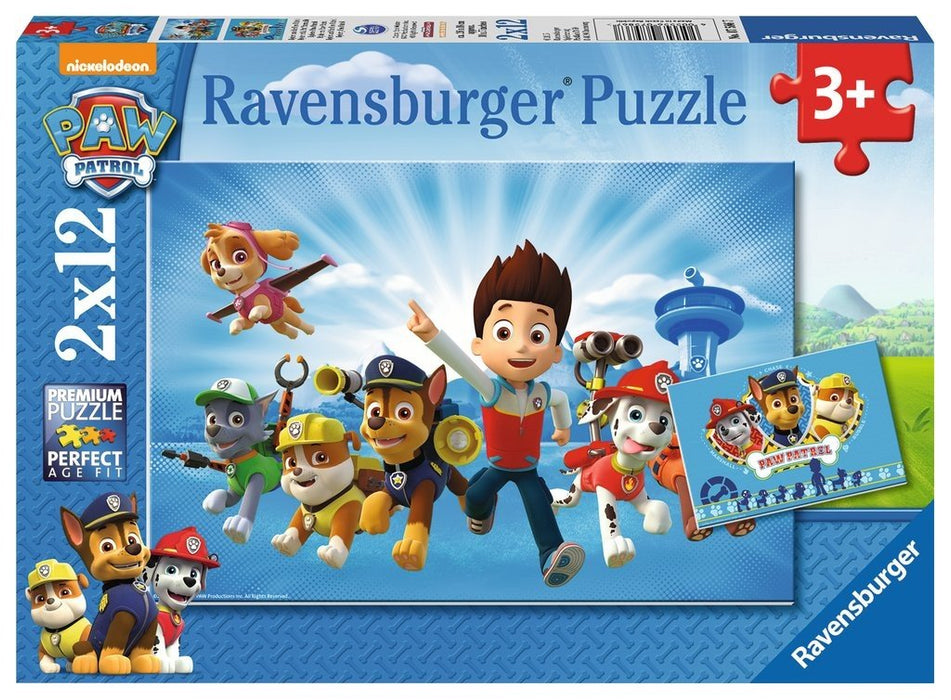 Ravensburger Puzzle 2 x 12 pzas. Paw Patrol (07586)