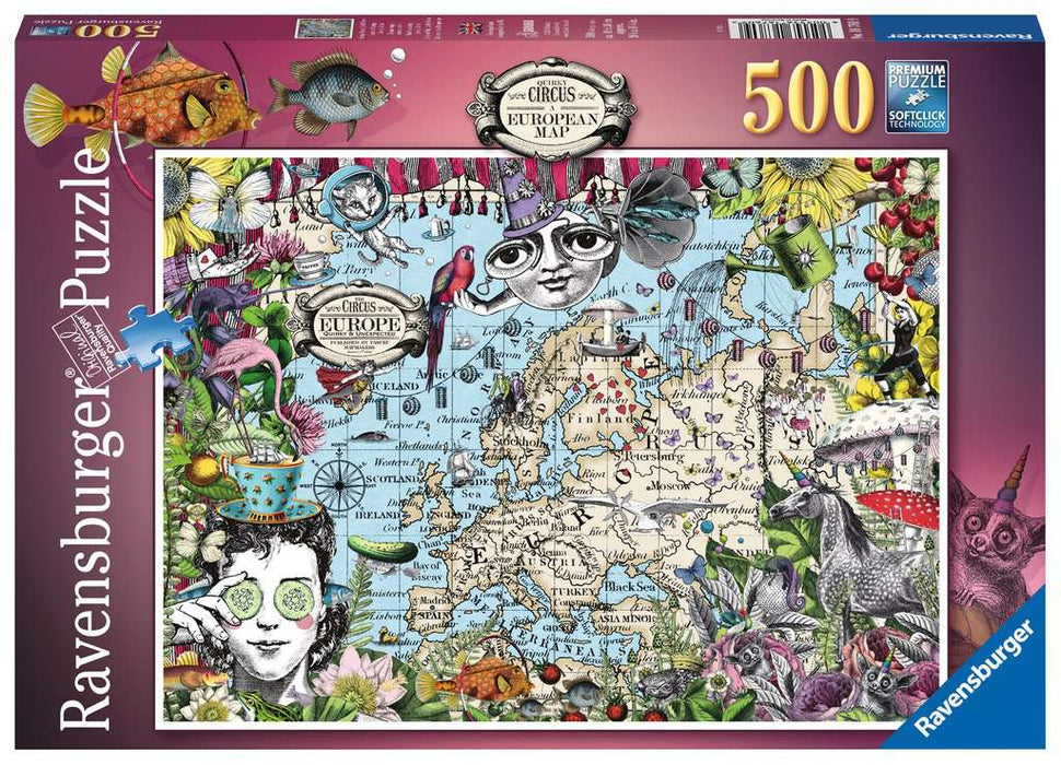 Ravensburger Puzzle 500 Mapa Europeo (16760)