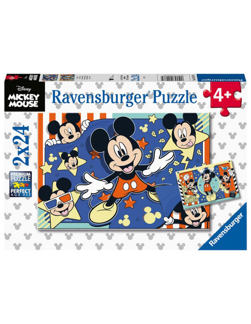 Ravensburger Puzzles 2x24 Mickey Mouse (05578)