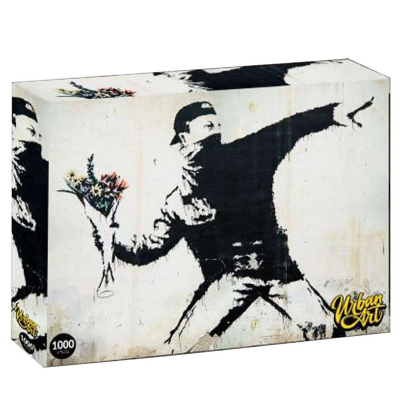 Redstring Puzzle 1000 Piezas Urban Art Man Throwing Flowers (RS263078)