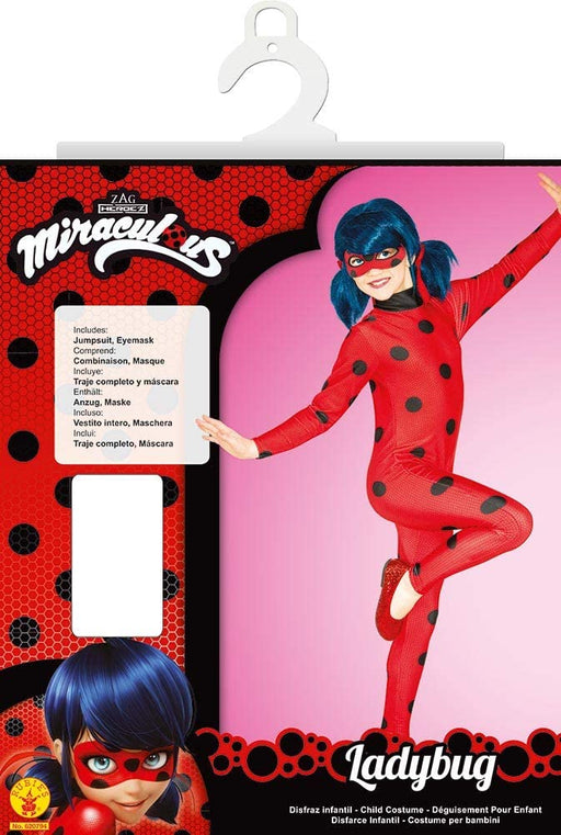 Rubies Disfraz Miraculous Ladybug Classic Infantil Talla S 3-4 años (620794S)