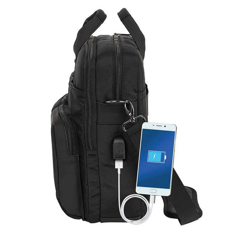 Safta Maletin Portatil 15,6 + Tablet 10.6 USB Business Black (642200378)