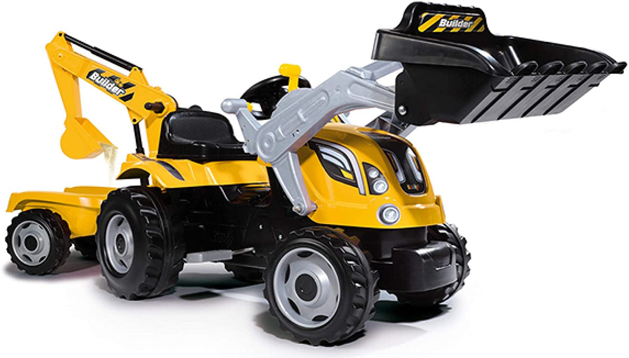 Smoby Tractor Builder Max Con Remolque (710301) Smoby
