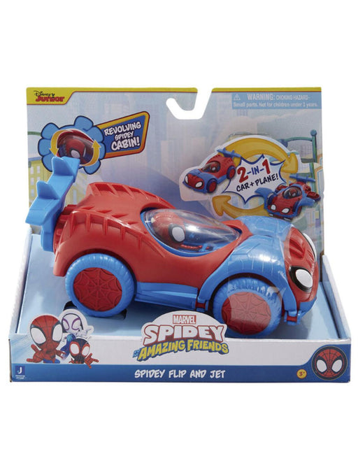 Toy Partner Spidey Vehiculo Flip and Jet (SNF0080)