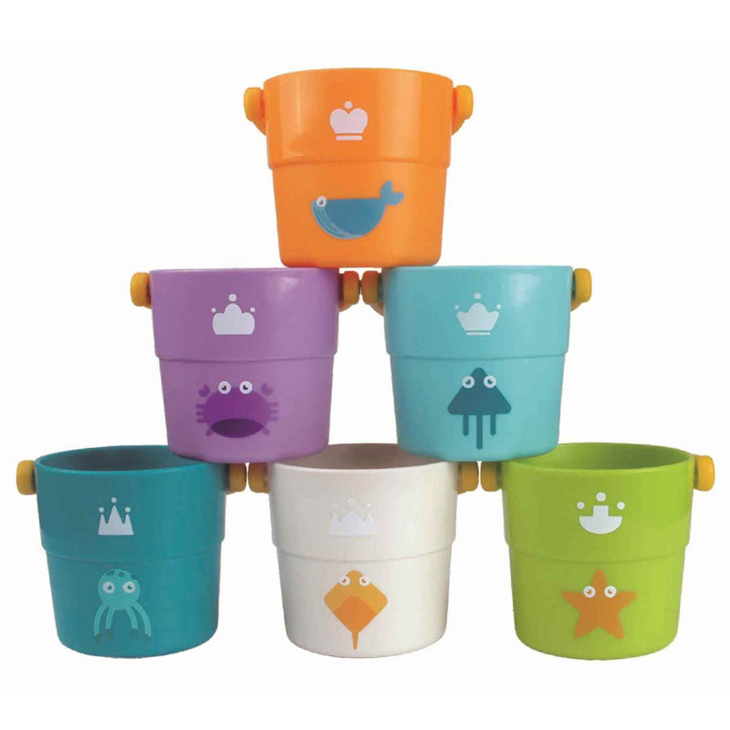 Toy Planet Cubos de baño apilables (E0223)