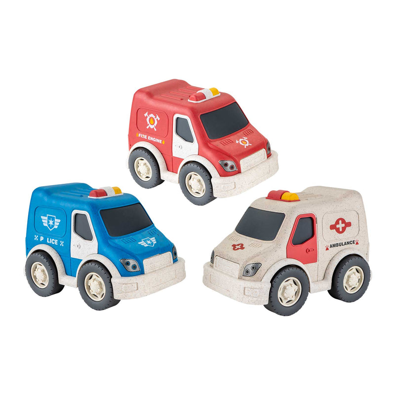Toy Planet Eco Friends Coches de Emergencias (0M283M)