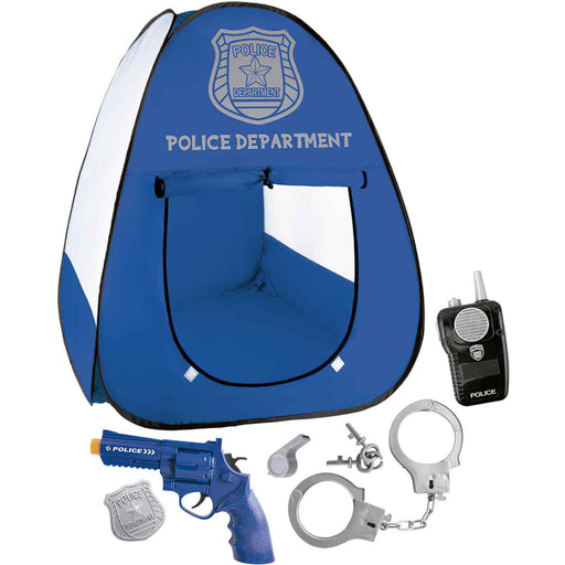 Toy Planet Estacion de emergencias - Policia o Bombero con tienda de camping (23214)
