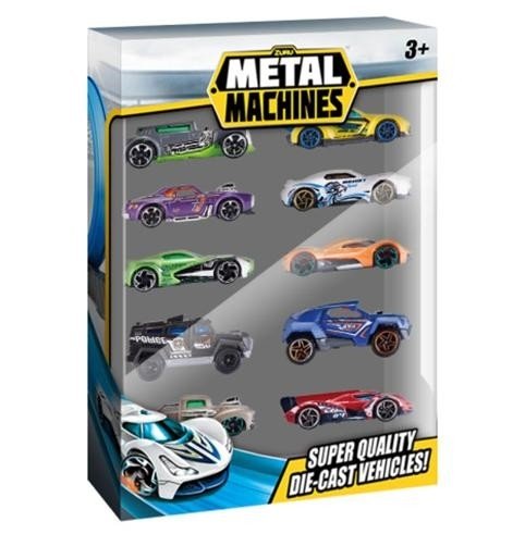 Toy Planet Pack 10 vehículos Metal machines (6750)