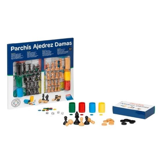 Toy Planet Parchis-Ajedrez-Damas (27914TP) Toy Planet