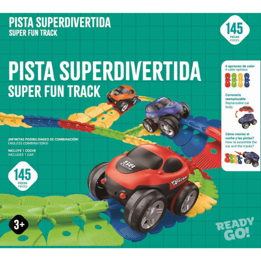 Toy Planet Pista Superdivertida Circuito Coche Infantil 145 Piezas (46447)