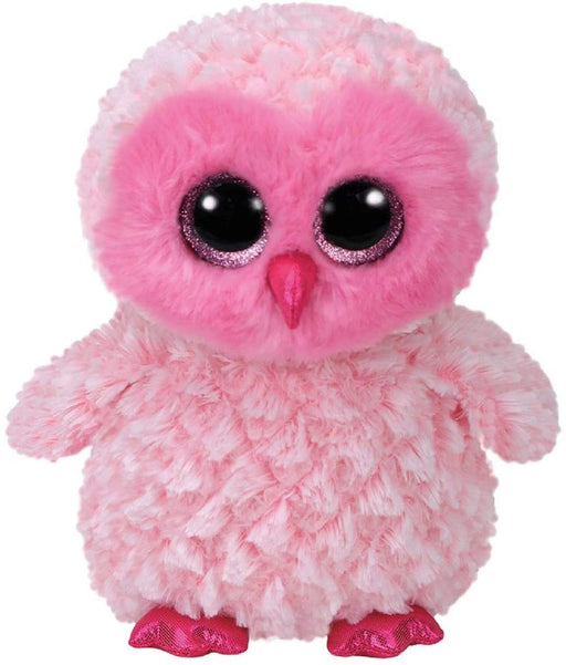 TY - Beanie Boos - Twiggy Pink Owl 23cm (TY-37158)