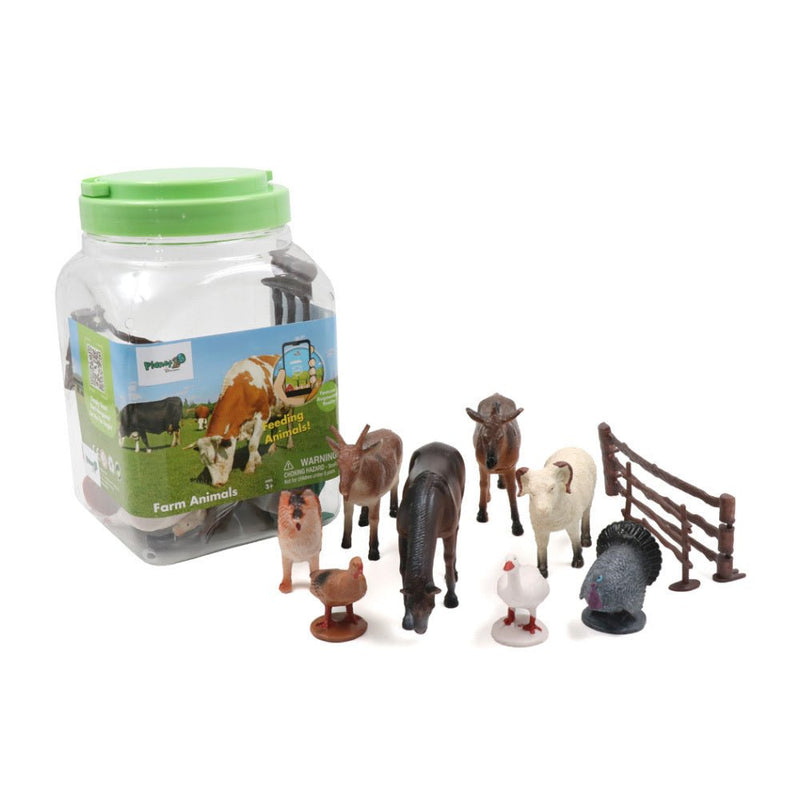 Valuvic Cubo 30 piezas animales de granja (6603)