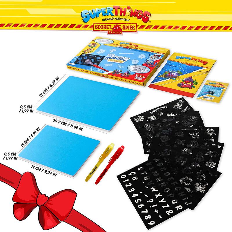 Valuvic Pizarra Mágica SuperThings Secret Spies Amarillo (X0016SA1Z7)