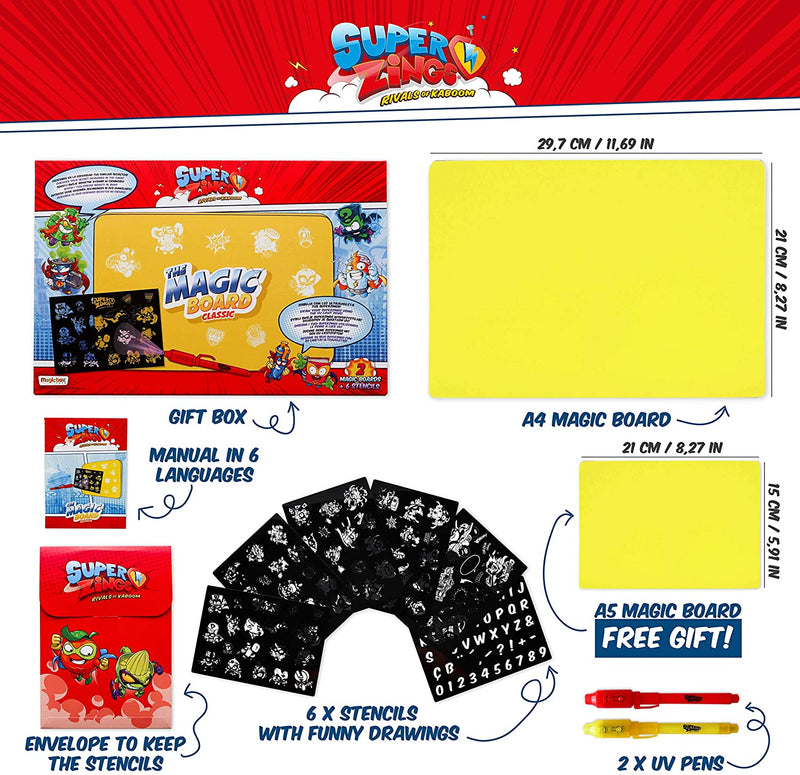 valuvic Superzings Pizarra Mágica Rojo (X0016S3PD7)