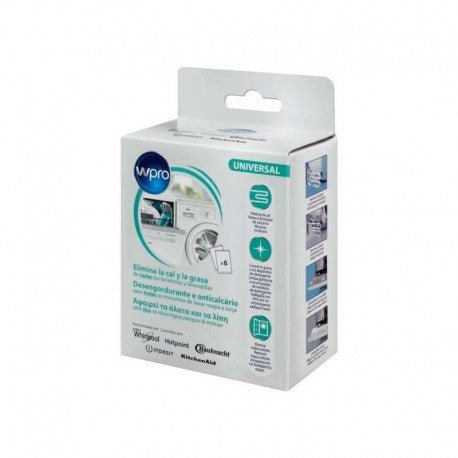 Wpro Kit 6 bolsas Descalcificador/Desengrasante (DES620)