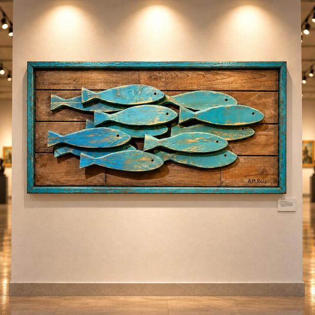 12 Peces, obra de Antonio Martínez Ruiz (WallArt)