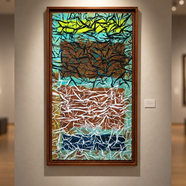 Abstracción 11, obra de Antonio Martínez Ruiz (WallArt)