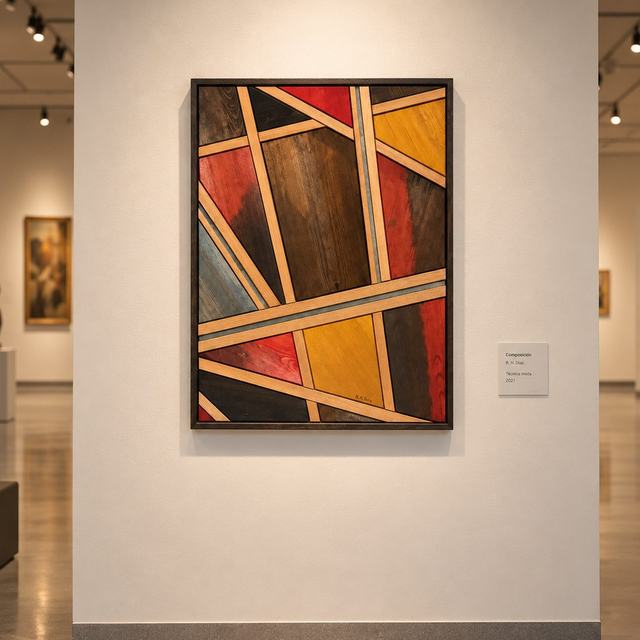 Abstracción 8, obra de Antonio Martínez Ruiz (WallArt)