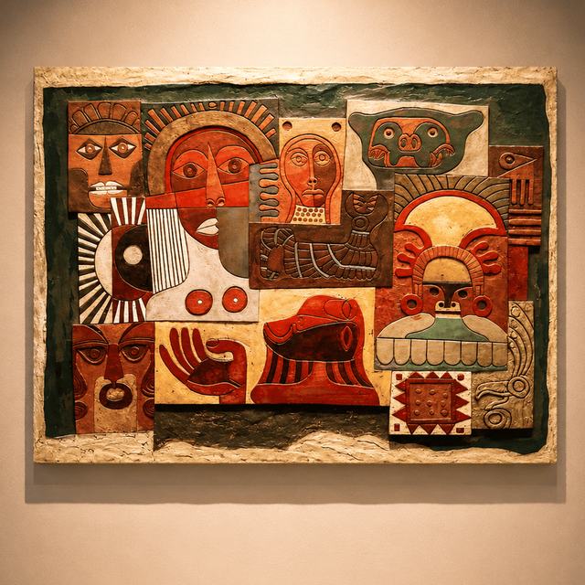 America, obra de Antonio Martínez Ruiz (Tallada)