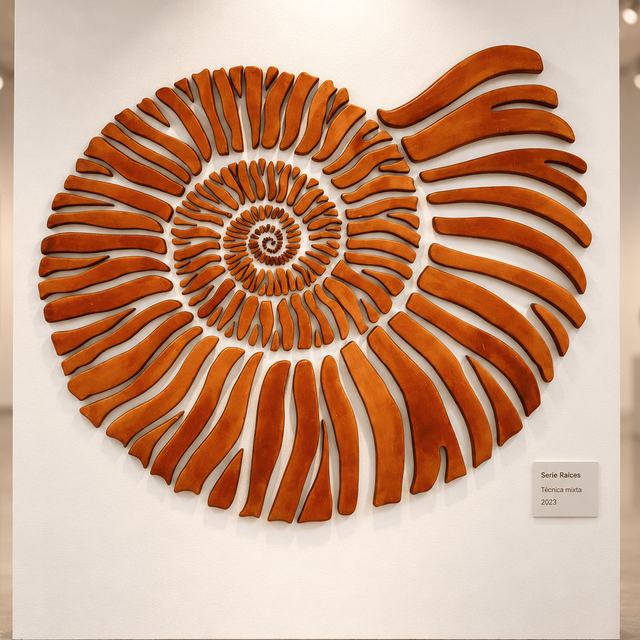Amonita, obra de Antonio Martínez Ruiz (WallArt)