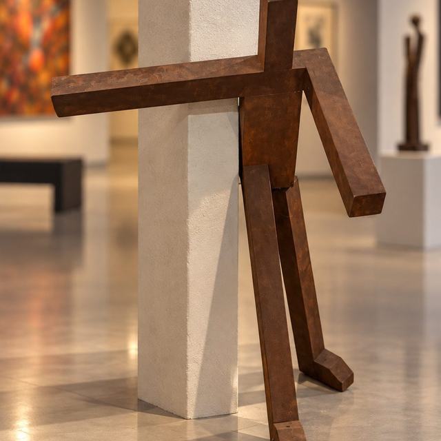 Apoyo, obra de Antonio Martínez Ruiz (Ensamblada)