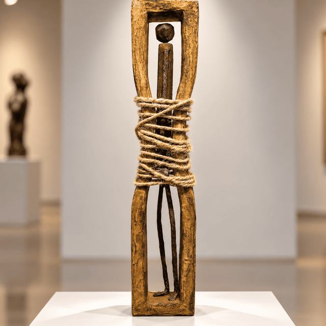 APRISIONADO, obra de Antonio Martínez Ruiz (Óxido)