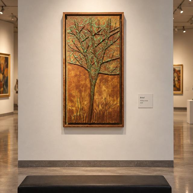 Árbol oxidado, obra de Antonio Martínez Ruiz (WallArt)