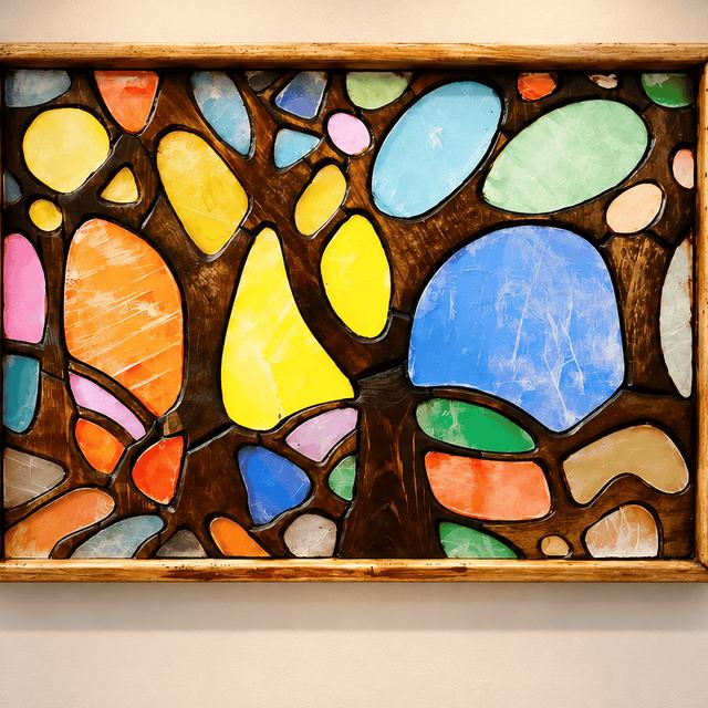 Árboles espejuelo, obra de Antonio Martínez Ruiz (WallArt)