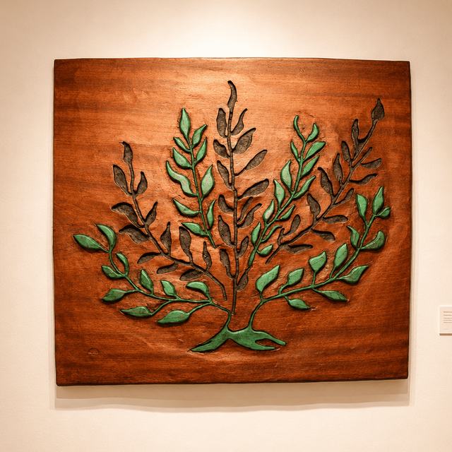 Arbusto, obra de Antonio Martínez Ruiz (Tallada)