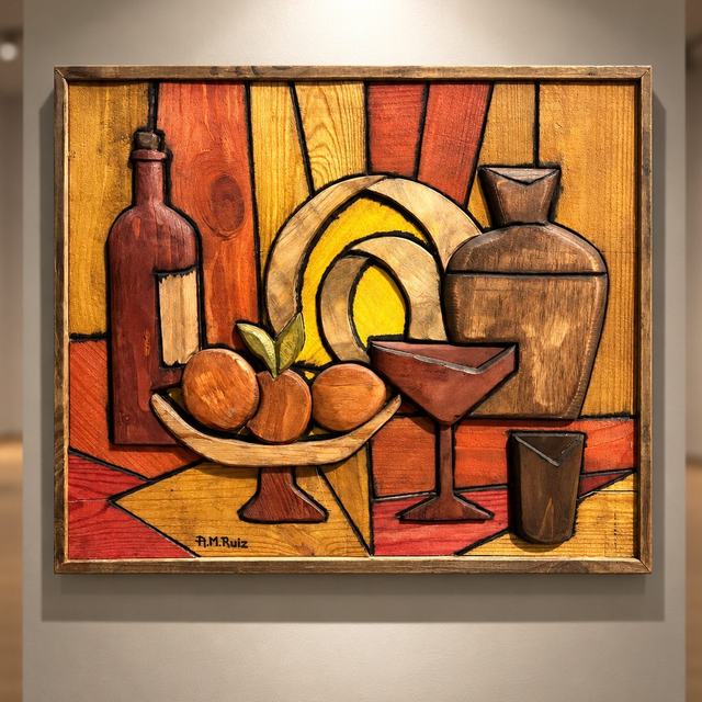 Bodegón 14, obra de Antonio Martínez Ruiz (WallArt)