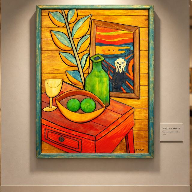 Bodegón «El grito», obra de Antonio Martínez Ruiz (Homenajes)