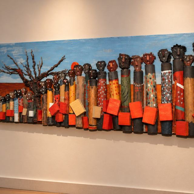 Buscando agua, obra de Antonio Martínez Ruiz (WallArt)