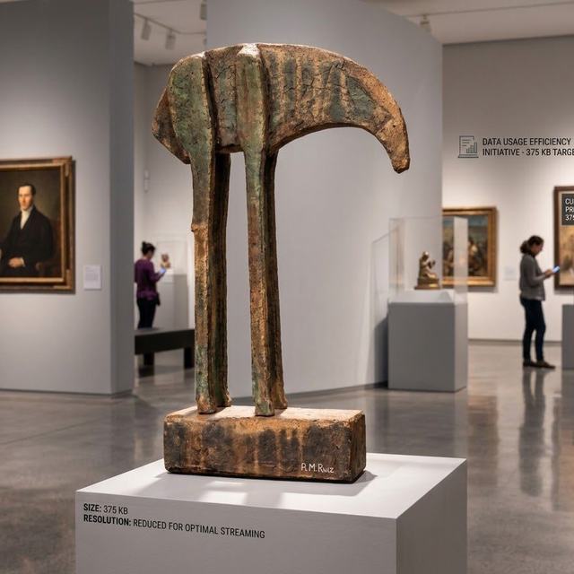 Caballo luis, obra de Antonio Martínez Ruiz (Óxido)