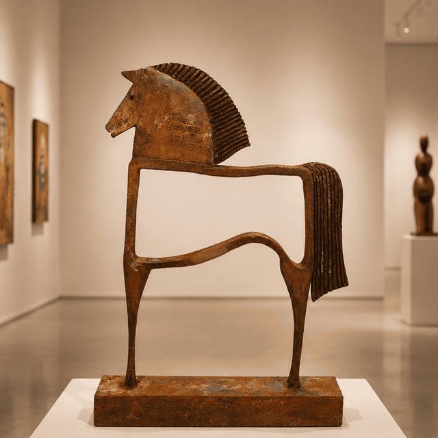 Caballo nº 3, obra de Antonio Martínez Ruiz (Tallada)